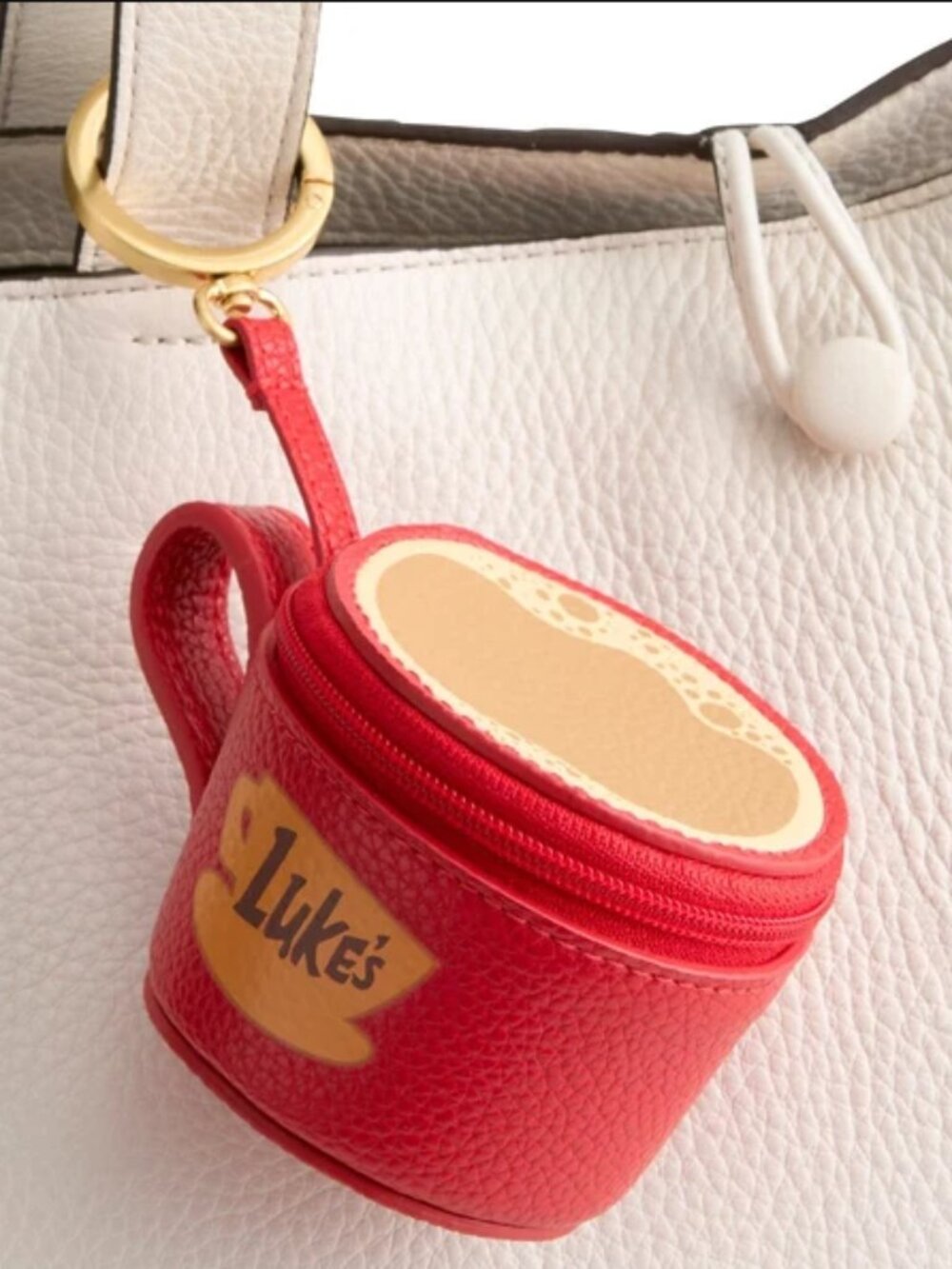 Gilmore Girls Luke’s Coffee Bag Charm - Stars Hollow Autumn 25th anniversary -